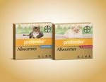 Profender allwormer for large cats 11 to 17.5lbs 2 pipette pack